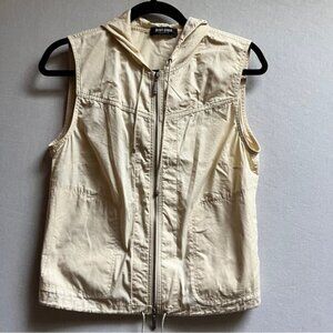 Jean Paul Freiheit 11 cotton full zip hoodie sleeveless vest Sz 6